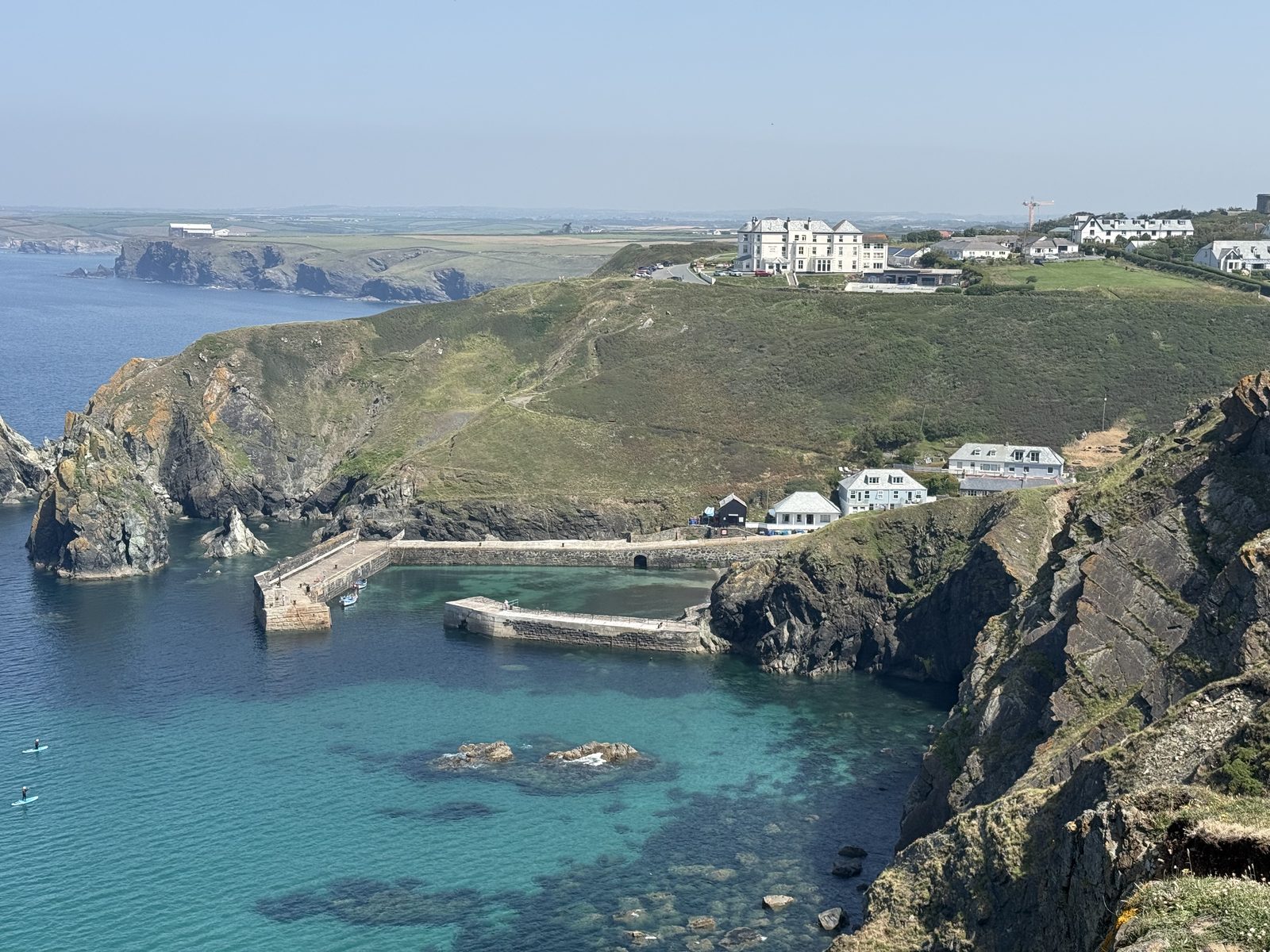 Mullion Cove granite harbour on the Lizard Peninsula