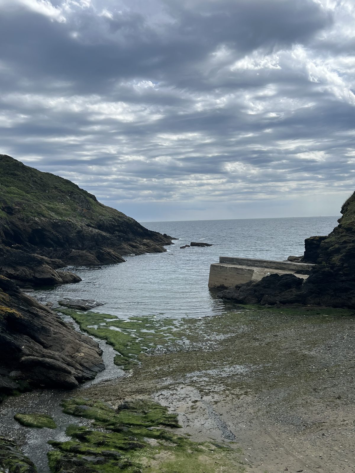The sheltered cove and quay at Portloe
